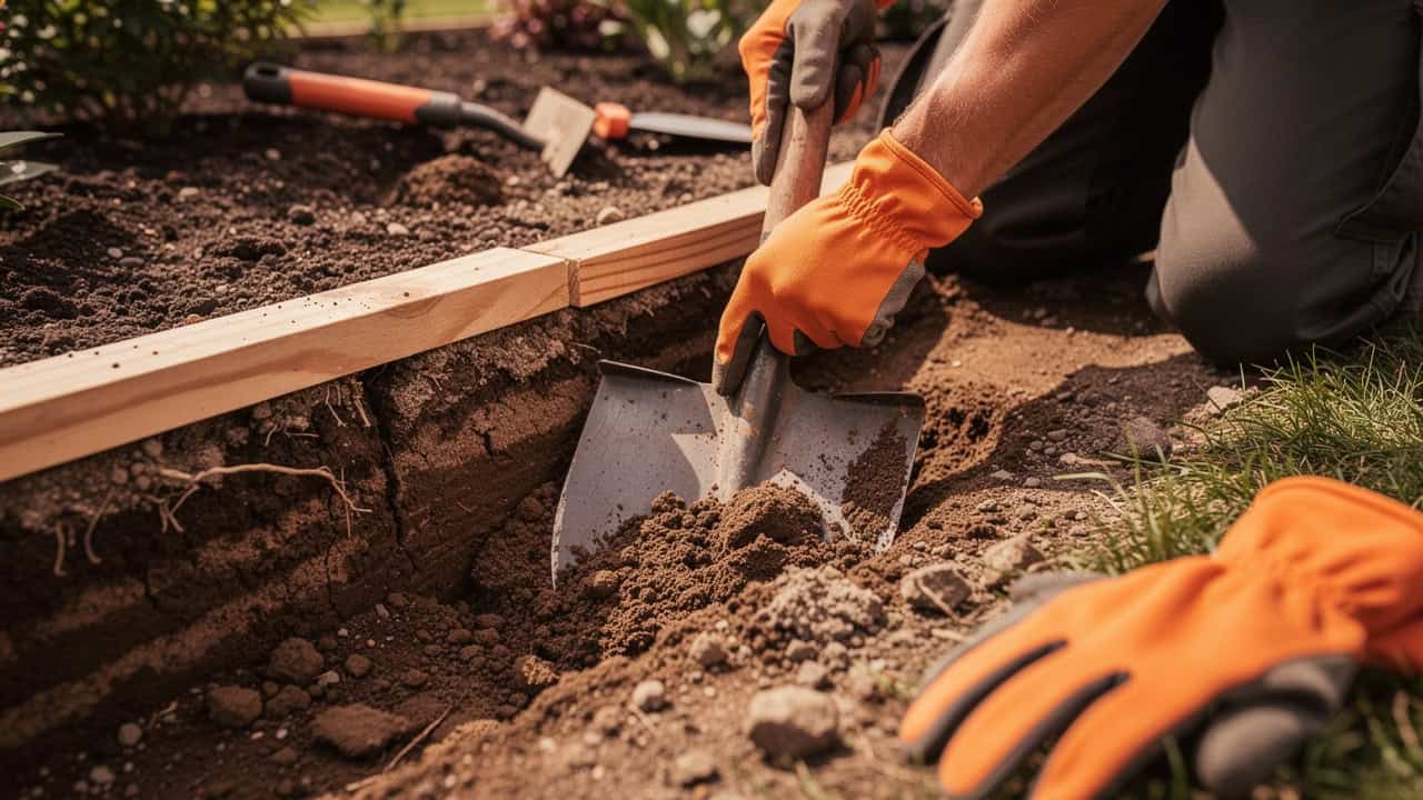 Korytowanie i przygotowanie podłoża pod ścieżkę